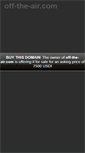 Mobile Screenshot of off-the-air.com
